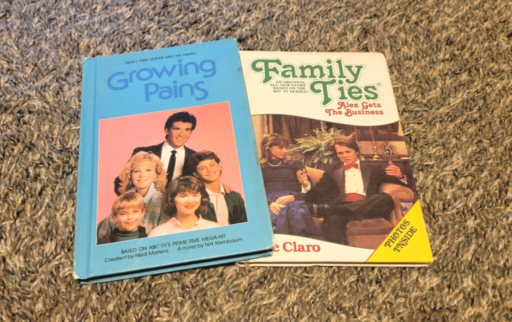 pic of growing pains and family ties books